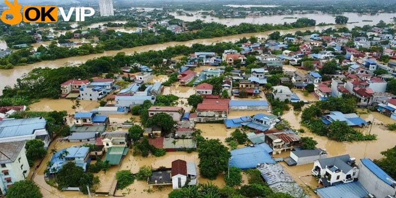 Bảo Yagi gây ngập lụt 